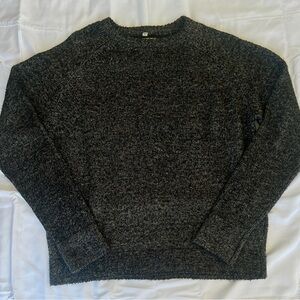 Super cozy Schott Bros grey/black sweater.